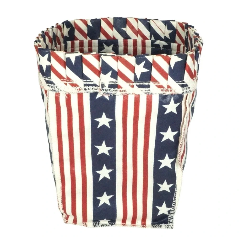 Longaberger Patriotic 1995 Carry-Along All American Basket Combo Liner Protector